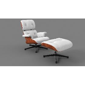 3D Eames Vitra Lounge Chair 1956  WW